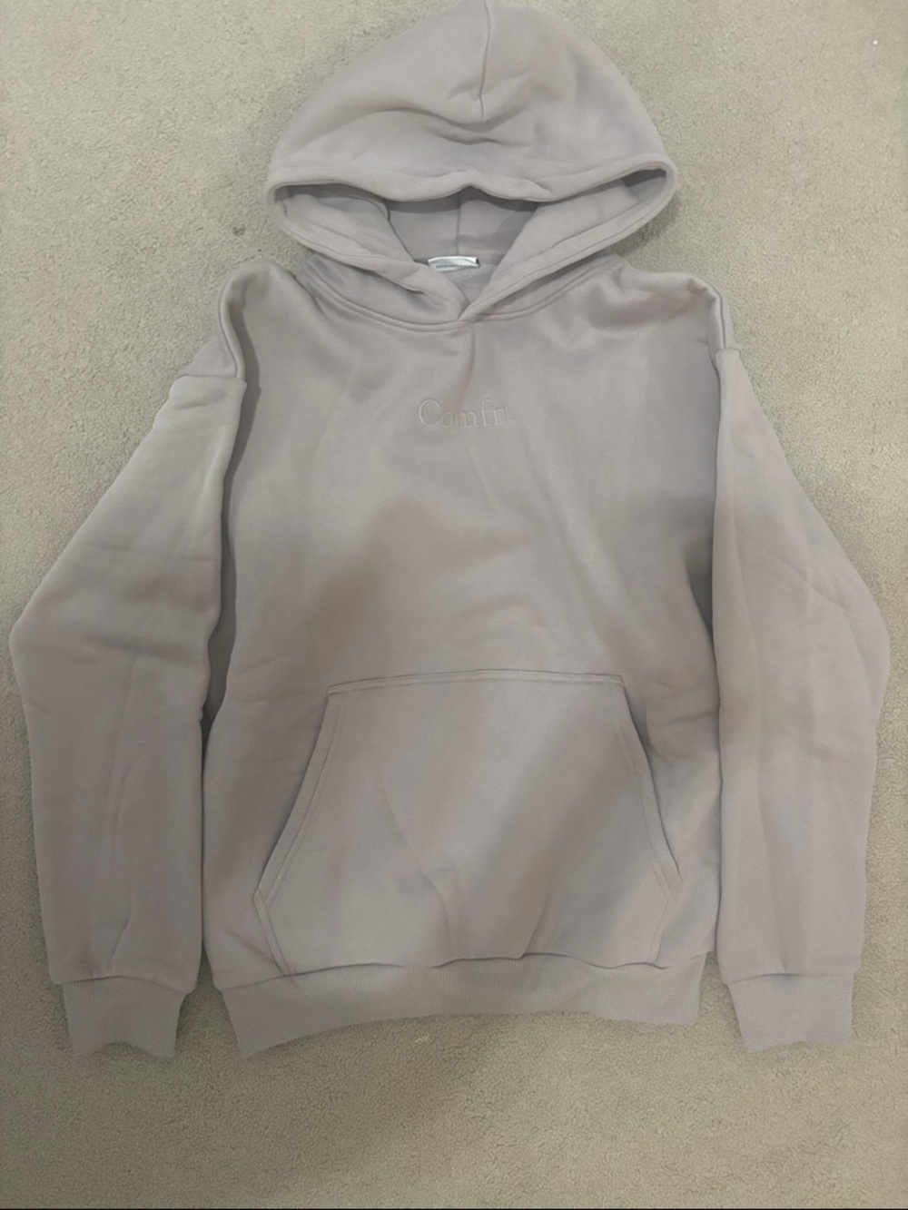 Can.Fit Women’s Hooded Pullover Sweatshirt in Light Taupe